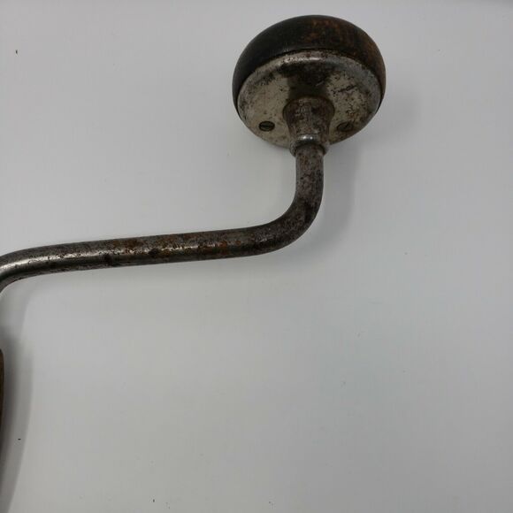 Ratchet Drill by Lakeside 10 Inch Vintage Hand Brace Made In USA Collectible - Picture 4 of 12